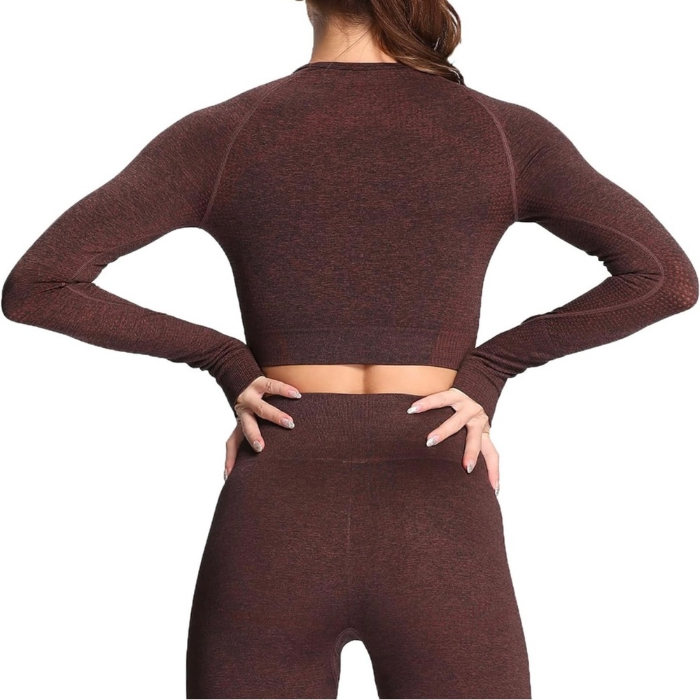 LONG SLEEVE CROP TOP - Picture 4 of 4